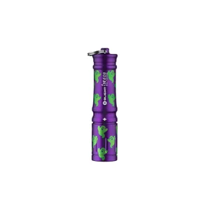 Olight I3E EOS パープル ハロウィン おばけ柄 キーホルダーライト 携帯用 小型 ミニLED懐中電灯 防災 普段使い