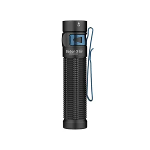 Olight Baton 3 Pro ブラック LED懐中電灯 クリップ付き 滑り止めテクスチャー 充電式 ハンディライト 防災 アウトドア用
