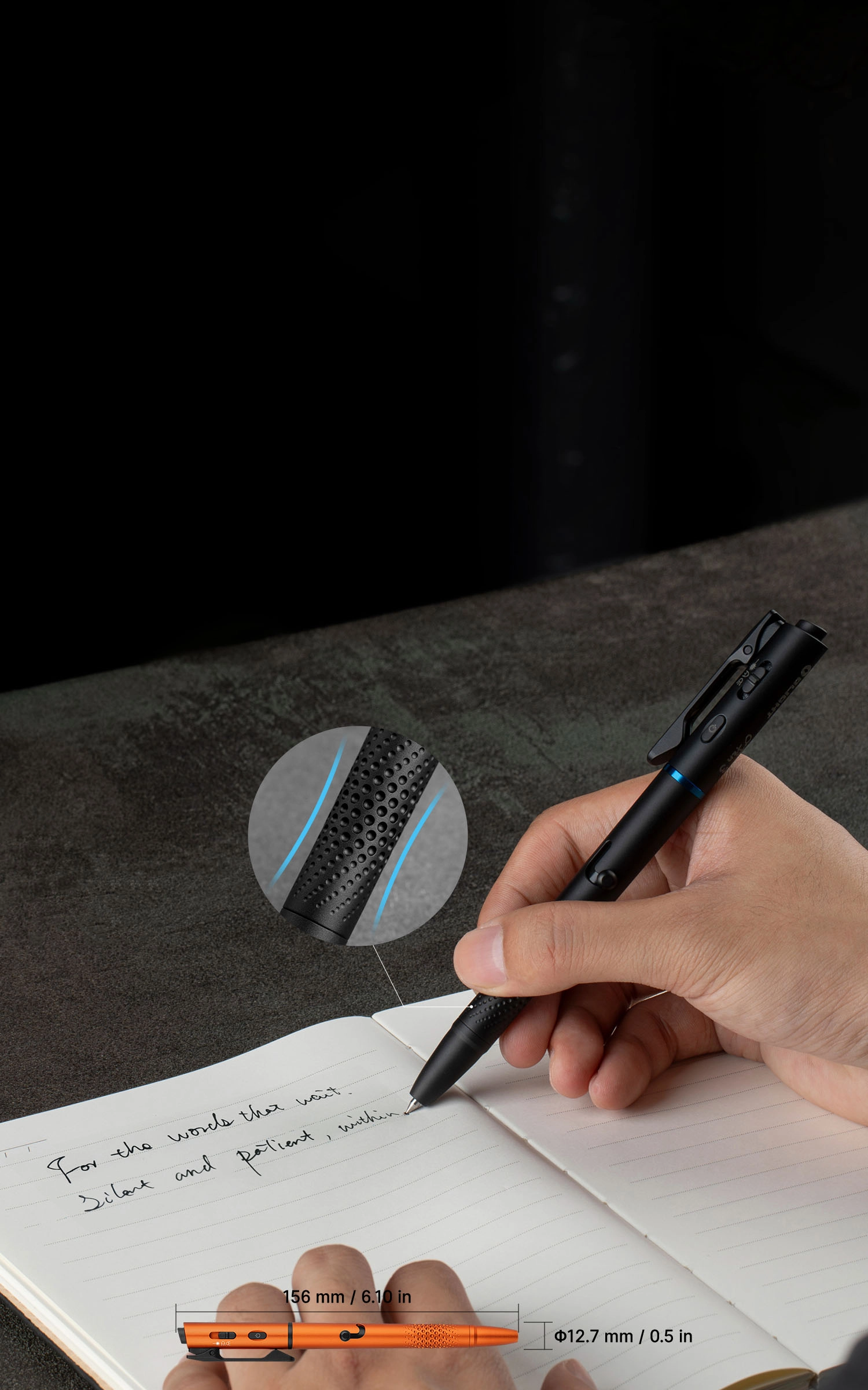 OPEN3 充電式ペンライト オープン構造でメンテしやすい携帯LED