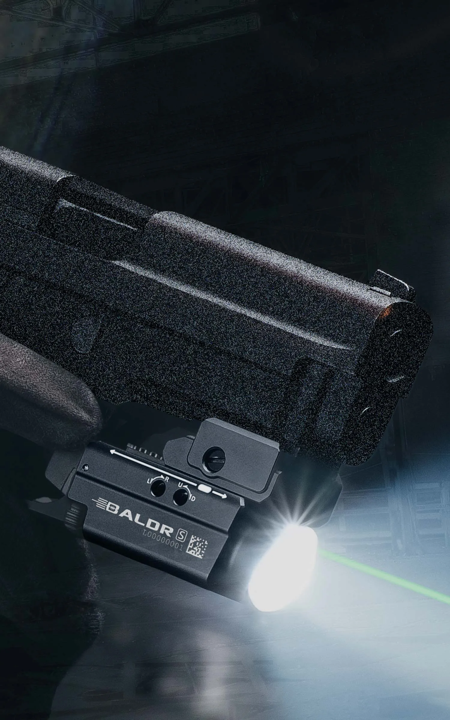 OLIGHT BALDR S タクティカルライト高輝度緑レーザー搭載ウェポン