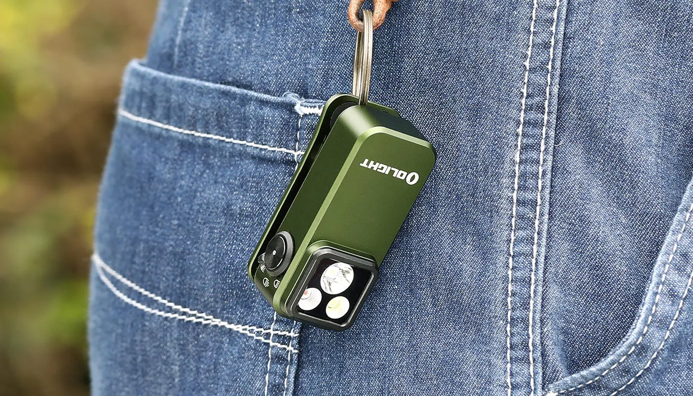 Oclip Pro LEDクリップライト ランニング 作業用 小型強力ライト 3つの