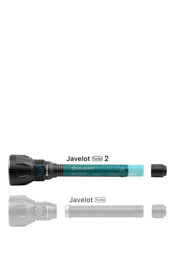 Javelot Turbo 2 1500m遠距離懐中電灯 - Olight Japan