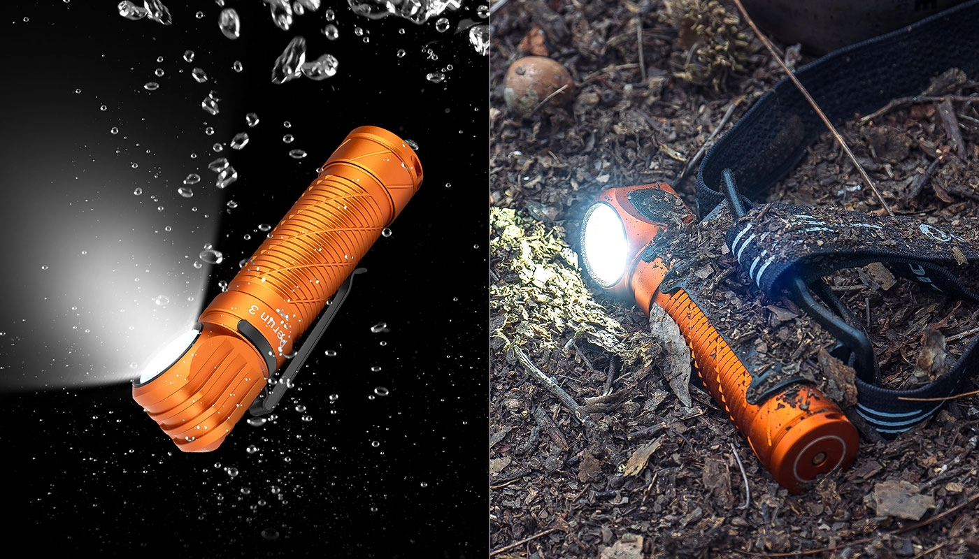 perun 3 頭から手まで万能に照らす - Olight Japan