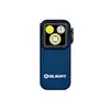 Olight Oclip Pro ブルー 正面 3つのLED光源 クリップ付き 小型ライト アウトドアや普段使いの防災用として最適