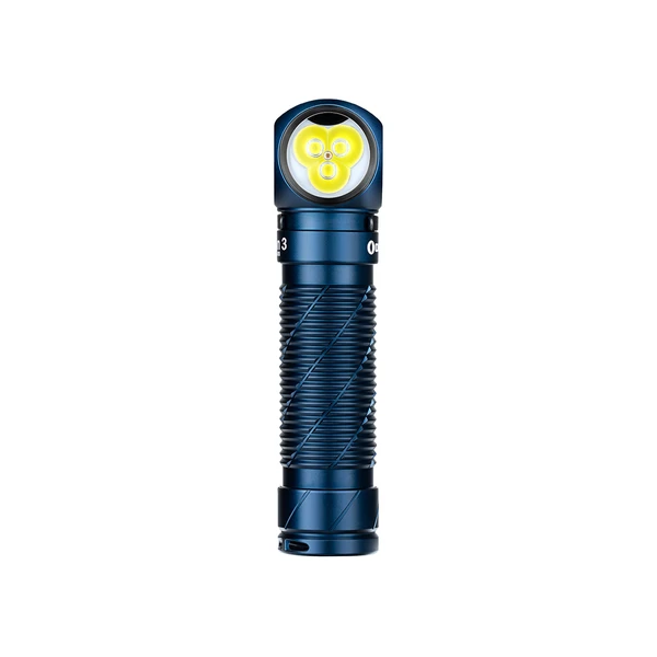 Olight Perun 2 Mini青色LEDヘッドライトと角度付き懐中電灯