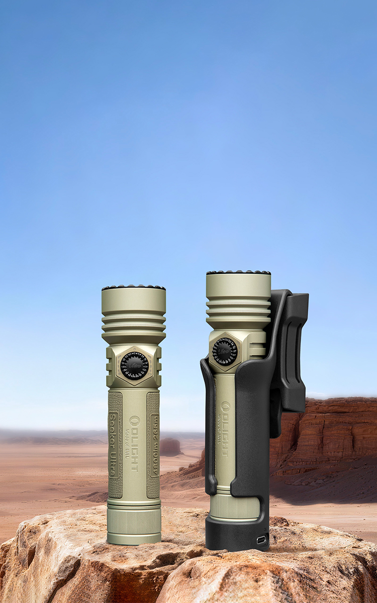 OLIGHT オーライト Seeker Ultra 519A 5700K 換装品 Seeker Ultra LED懐中電灯 強力4800ルーメン 充電式フラッシュライト