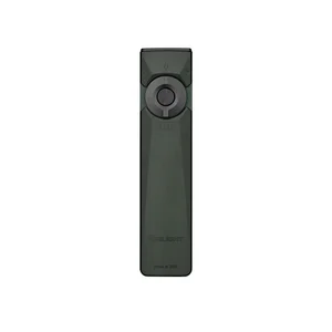 Olight Arkfeld Ultra 深緑の多機能懐中電灯、正面図、UVライトと白色光、LED表示付き、日常の照明に最適