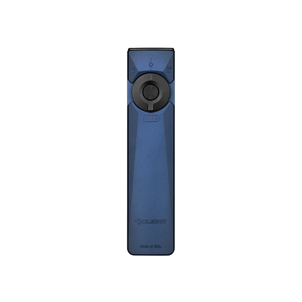 Olight Arkfeld Ultra ブルー フラットボディのUV・レーザーポインター付き懐中電灯は、多機能照明器具として日常使いに最適です。