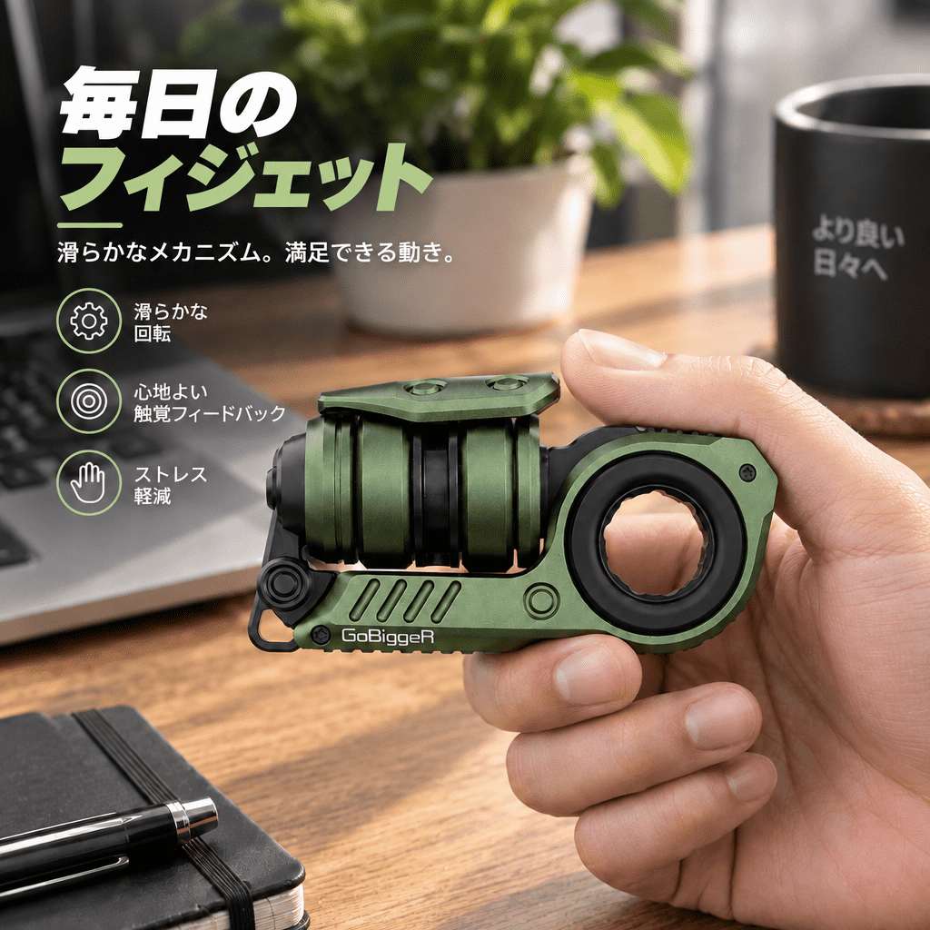 OSelect GoBiggeR Sinian Liteハンドスピナー ストレス解消EDCフィ