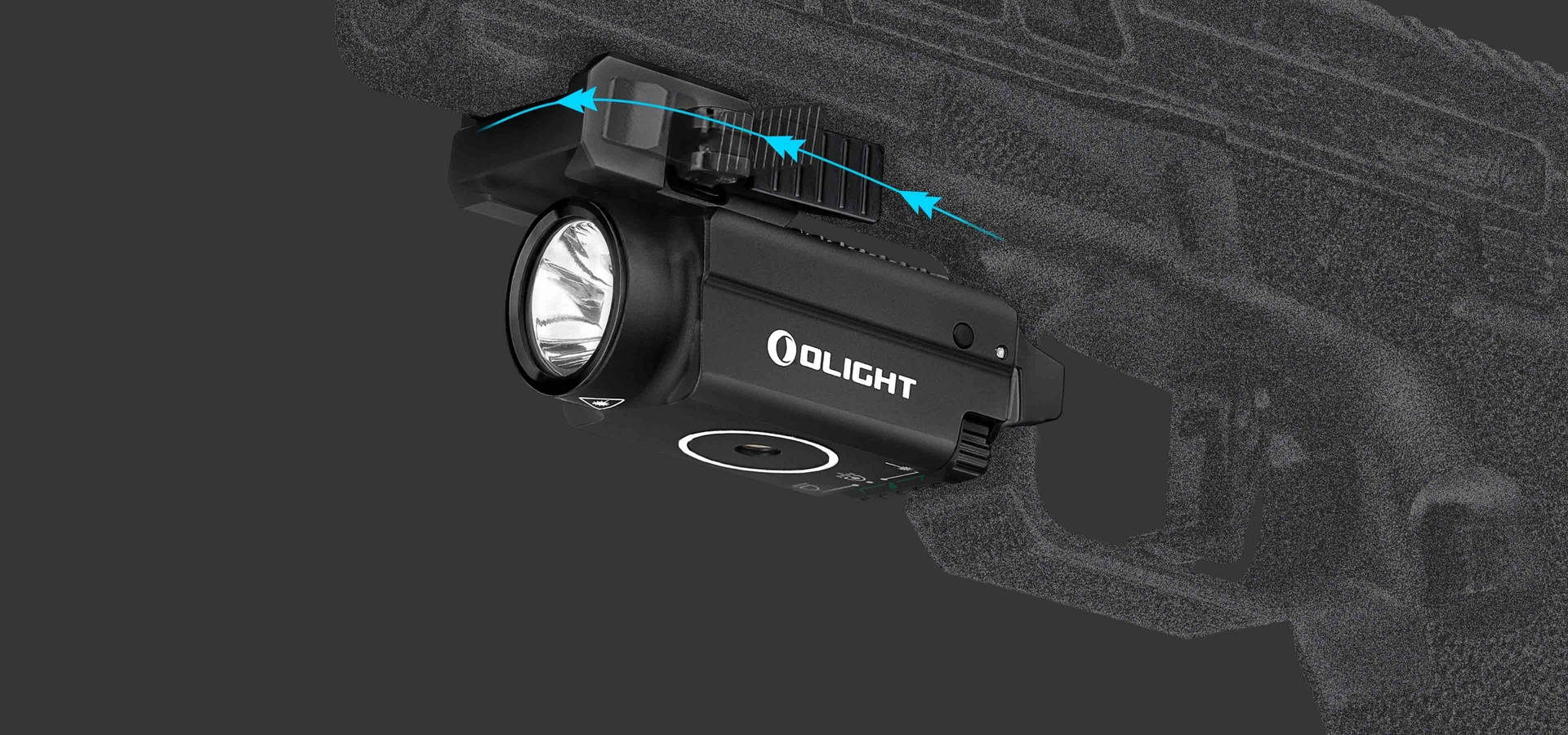 OLIGHT BALDR S タクティカルライト高輝度緑レーザー搭載ウェポン
