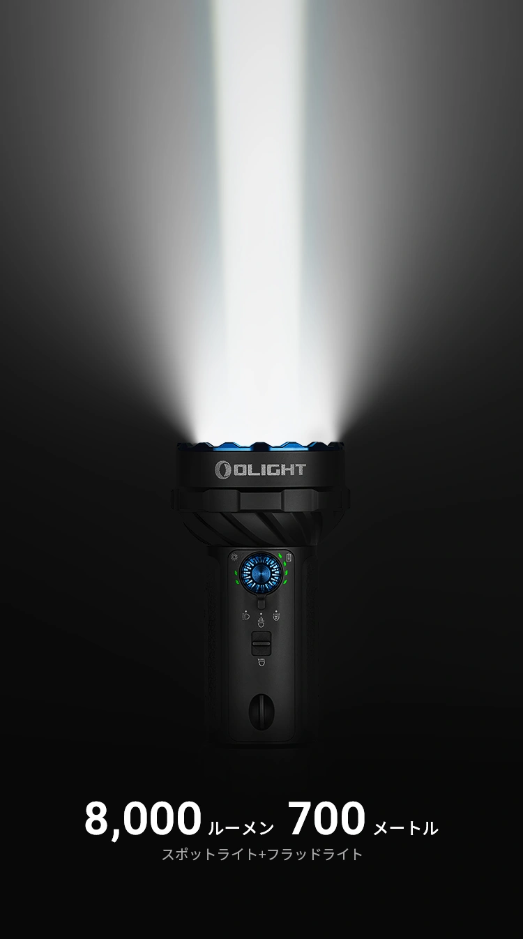 Marauder Mini 2 LED懐中電灯 10000ルーメン デュアルビーム 防水IPX8