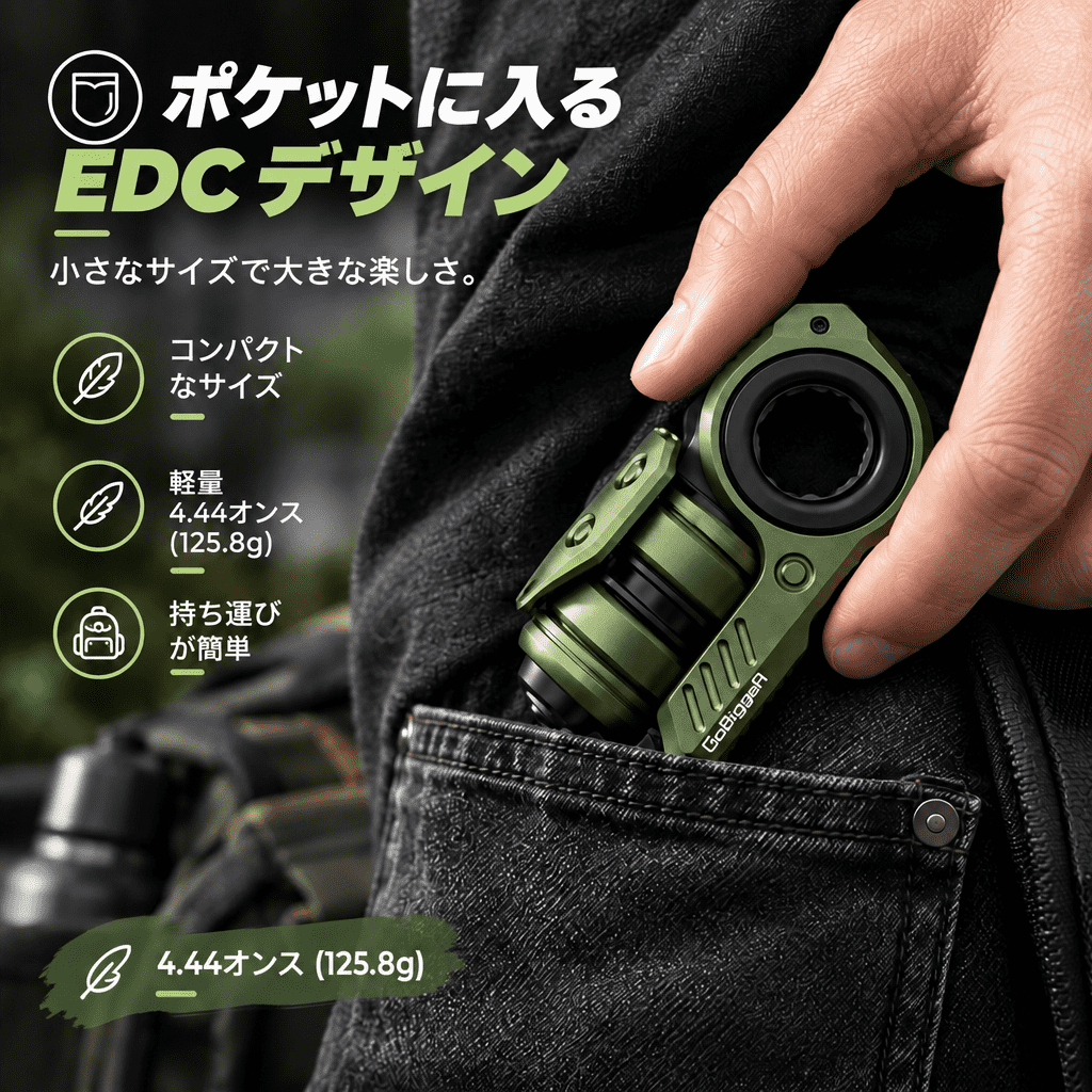 OSelect GoBiggeR Sinian Liteハンドスピナー ストレス解消EDCフィ