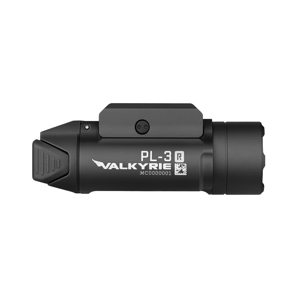 オーライト PL-3R Valkyrie 充電式ウェポンライト ブラック PL 3R Valkyrie タクティカルライト 1500ルーメン高輝度 メモリー搭載