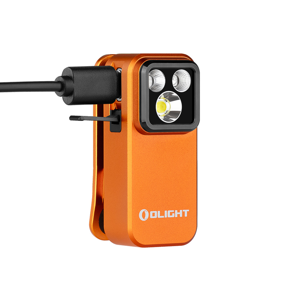 OLIGHT(オーライト) Oclip Pro S ledライト クリップライト Oclip Pro S クリップ式懐中電灯 5-in-1マルチカラーLED UV RGBミニ