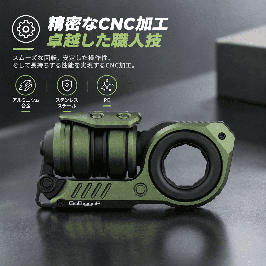 OSelect GoBiggeR Sinian Liteハンドスピナー ストレス解消EDCフィ