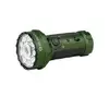 OLIGHT Marauder Mini懐中電灯、グリーン、白い背景、照明、アウトドア、キャンプ、探検、セキュリティ、非常用、ポータブル、充電式、LED、高ルーメン、戦術、防水、耐久性