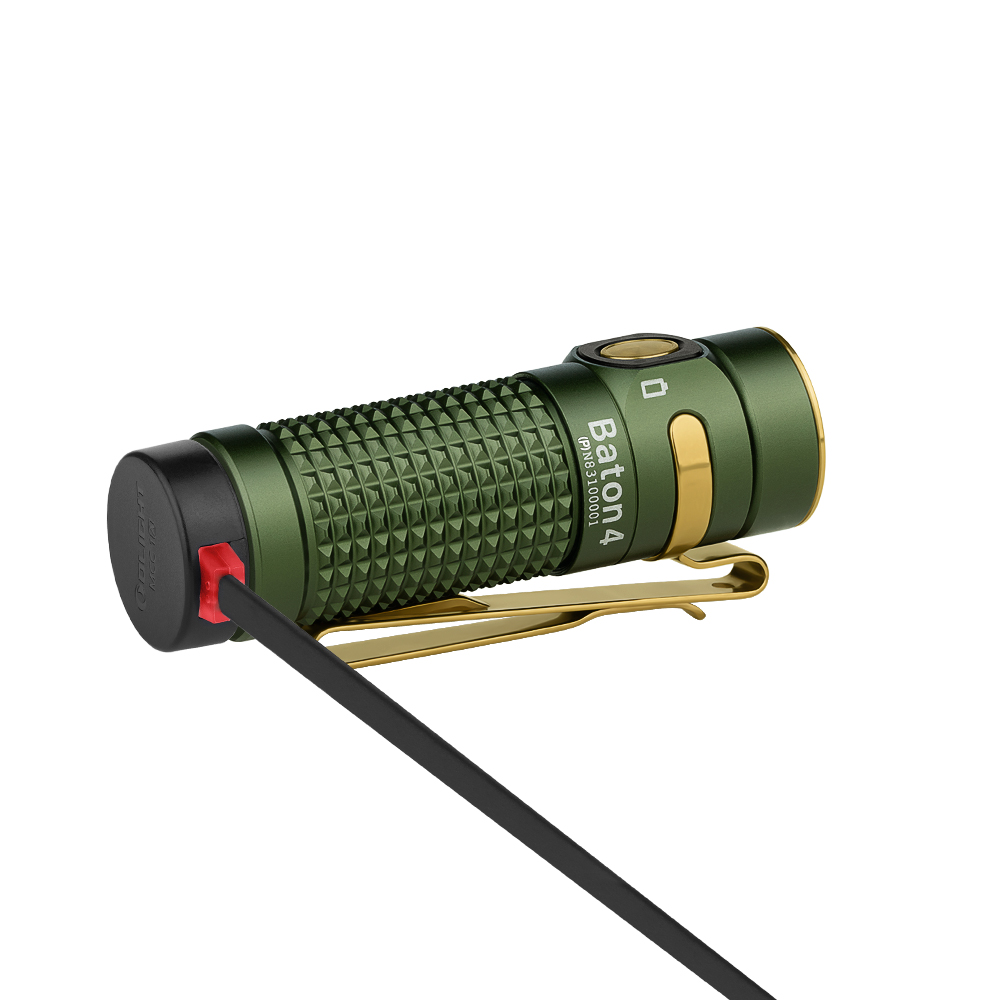 Baton 4 LED懐中電灯 充電式 EDCライト 1300ルーメン 強力 小型 超軽量