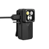 Olight Oclip 2 Ultra ブラック クリップライト USB-C充電ケーブル接続状態 斜めからの製品カット アウトドアや日常使いのEDCライト