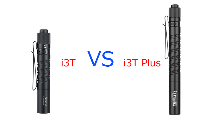 OLIGHT i3T EOS と i3T PLUS、違いは何ですか？