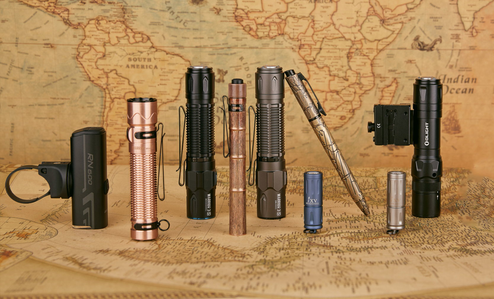 OLIGHT iXV ブルー&アーミーグリーン&砂漠色 15周年記念 3個セット OLIGHT iXV ブルー&アーミーグリーン&砂漠色 15周年記念 3個セット
