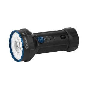 Olight Marauder Mini 2 黒色多機能LED懐中電灯、ハイキングやキャンプ用強力ビームライト。