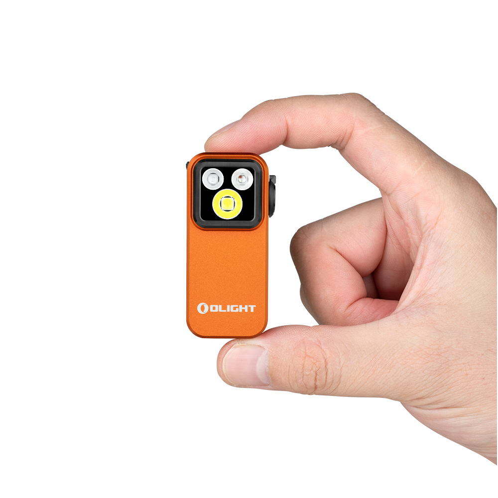 Oclip Pro S クリップ式懐中電灯 5-in-1マルチカラーLED UV RGBミニ