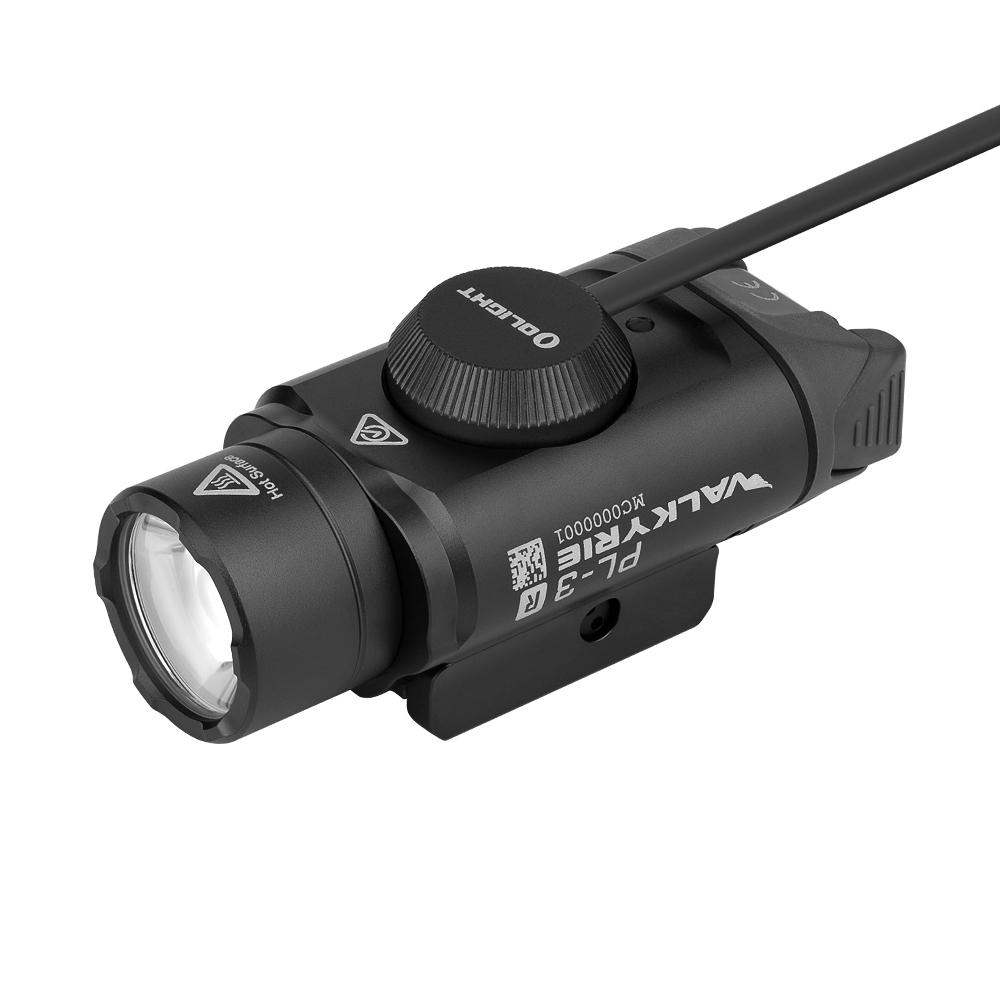 OLIGHT(オーライト) PL-3R タクティカルライト PL 3R Valkyrie タクティカルライト 1500ルーメン高輝度 メモリー搭載