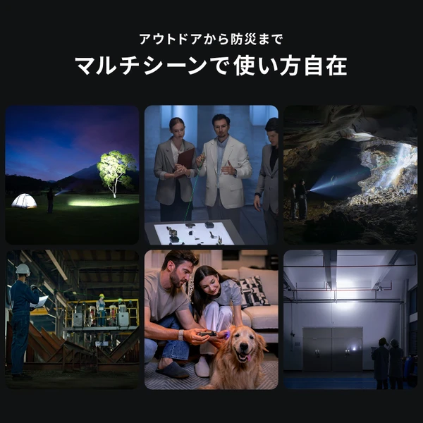 ArkPro 懐中電灯 LEDフラッシュライト 薄型マルチ光源 EDCライト 防災