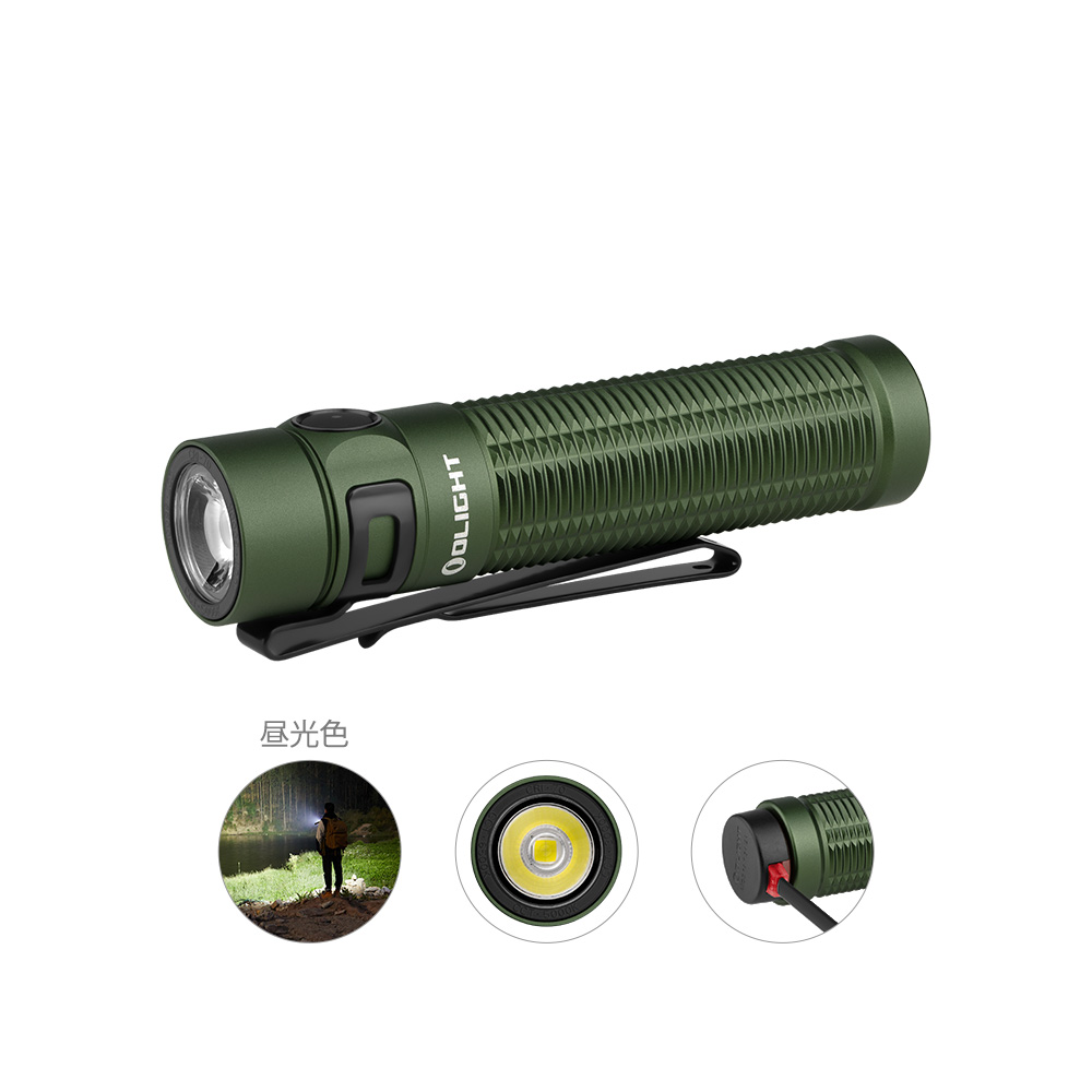 OLIGHT Baton 3 Pro Max ODグリーン Baton 3 Pro Max 2500ルーメンEDC懐中電灯 - Olight Japan