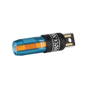 オーライトのブルーとオレンジ色がおしゃれな小型LED懐中電灯imini 2の製品画像