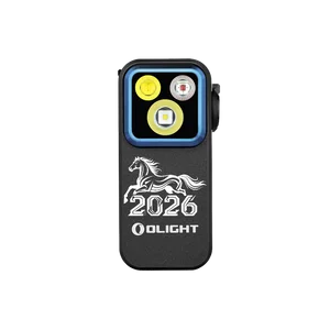 Olight 黒 Oclip Pro 2026年限定版多機能LEDライト、アウトドアや日常使いに
