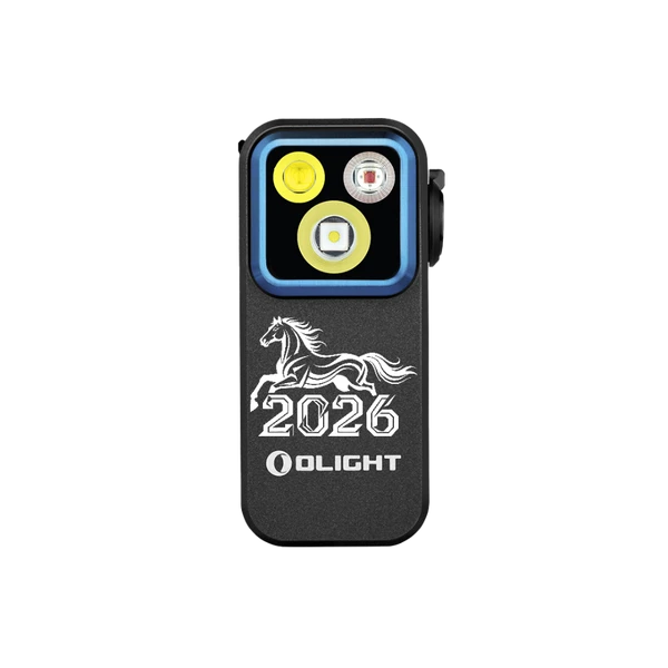 Olight 黒 Oclip Pro 2026年限定版多機能LEDライト、アウトドアや日常使いに