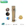 金色のタクティカル懐中電灯、1750ルーメン、45時間稼働、122g、限定品