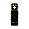 Olight Oclip 2 Ultra カーキグリーン 正面LEDライトと電池残量を示す緑色の円形ディスプレイ表示を搭載したポータブルEDCクリップライト