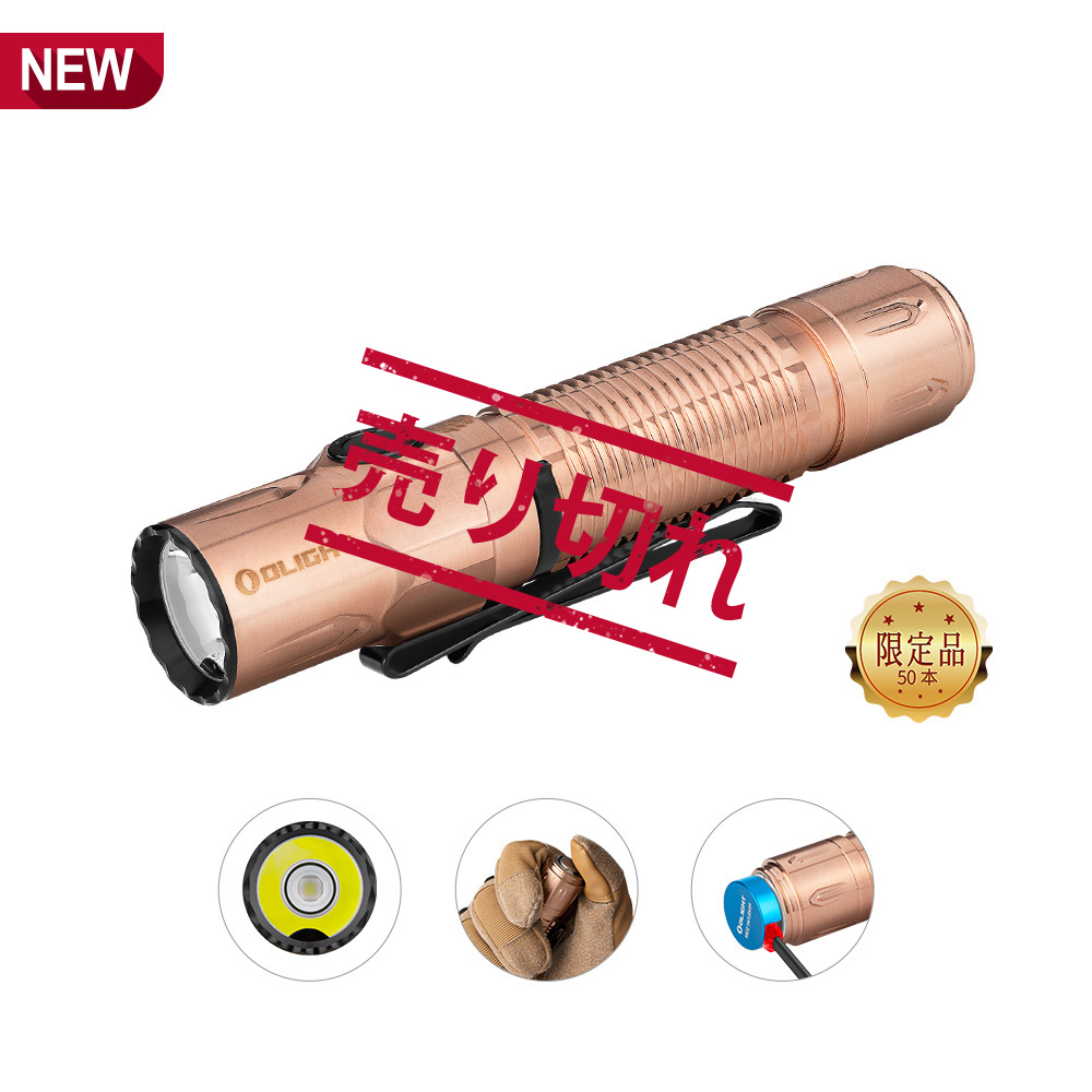 WARRIOS 3S チタン/赤銅 - Olight Japan