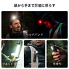 ヘッドバンド、マグネットテール、クリップ、手持ちなど、多様な使い方で頭から手元まで明るく照らすライト。