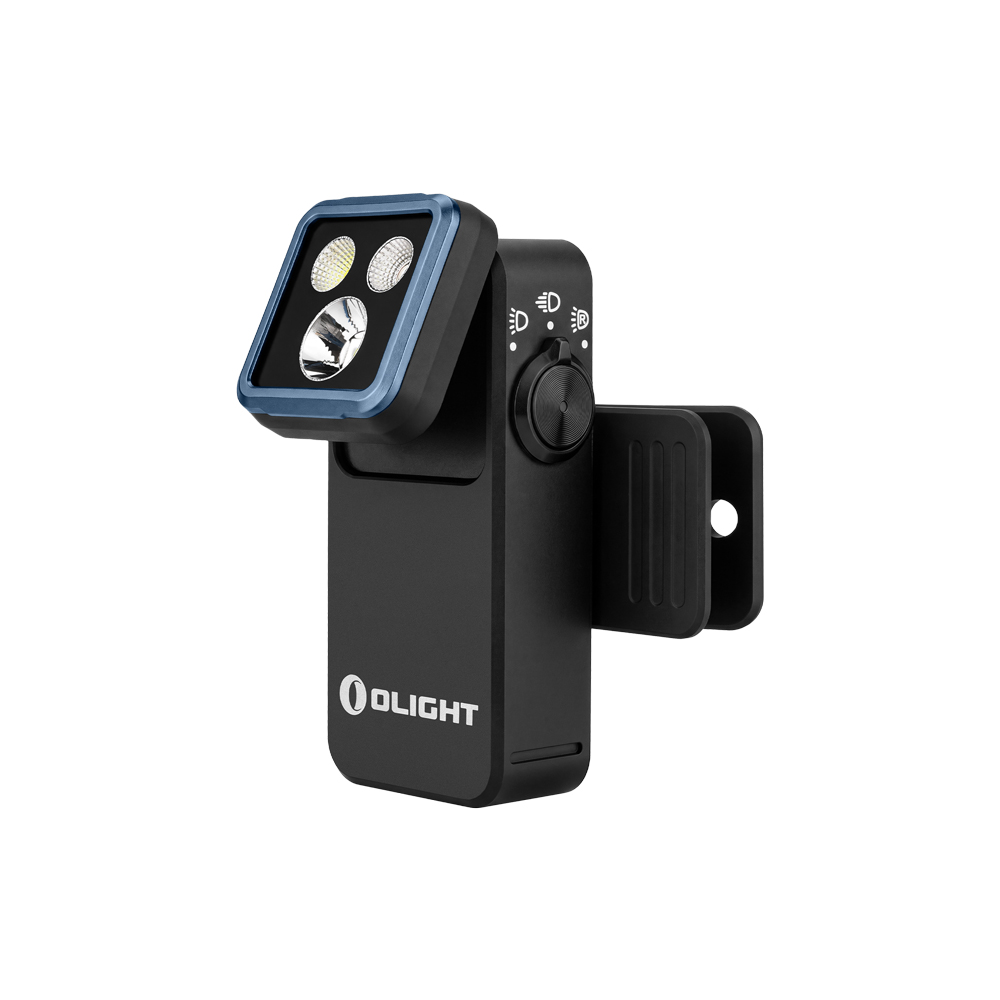Olight Oclip 2 Pro ブラック 角度調整可能なLEDヘッドと便利なクリップ付きの充電式ミニクリップライト アウトドアや夜間読書に最適