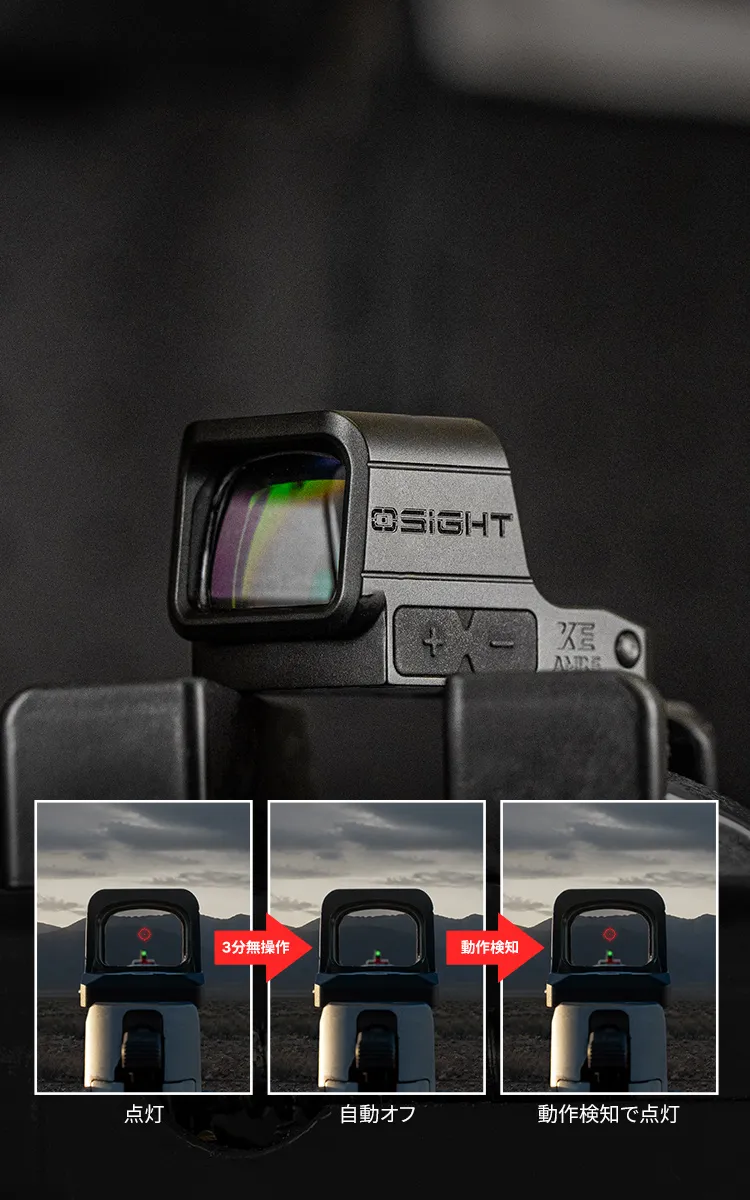 Osight XE AMRS レッドドットサイト Osight XE AMRS 密閉型レッドドットサイト RMR規格 マルチレティクル