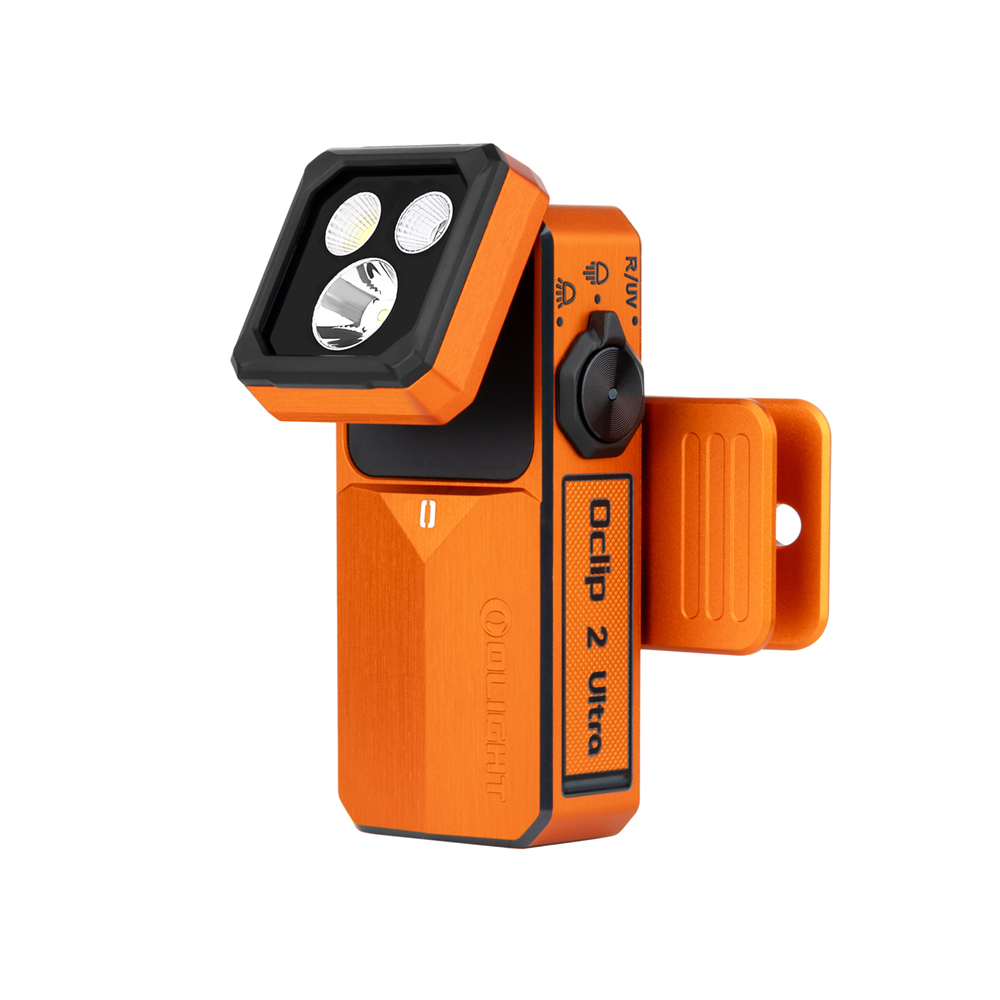 Oclip 2 Ultraクリップライト強力UV赤色LED充電式防災マグネットライト