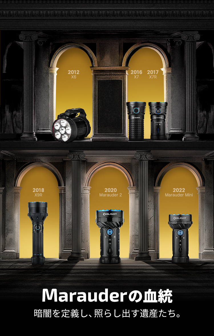 Marauder Series特集ページ - 新製品情報とプロモーション - Olight Japan