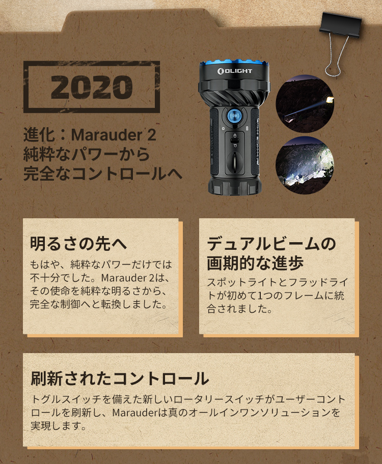 Marauder Series特集ページ - 新製品情報とプロモーション - Olight Japan