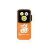 Olightのハロウィン限定オレンジクリップライトOclip 2 Proの正面。カボチャのイラスト入りで、夜間のアウトドアや防災用のコンパクトなLEDライト。