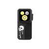 Olight Oclip 2 Ultra ブラック ドクロデザイン クリップライト 正面 EDCやアウトドア用の小型LEDライト