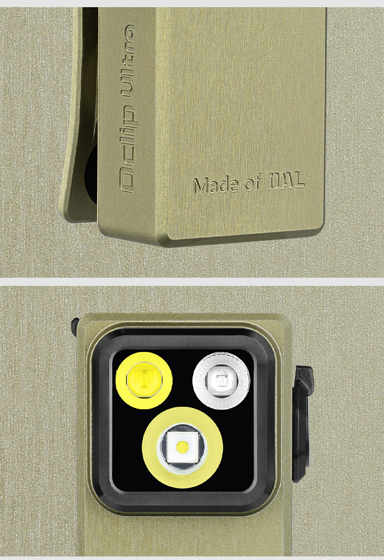 Oclip Ultra OAL™素材 3-in-1 クリップライト（UVライト付き