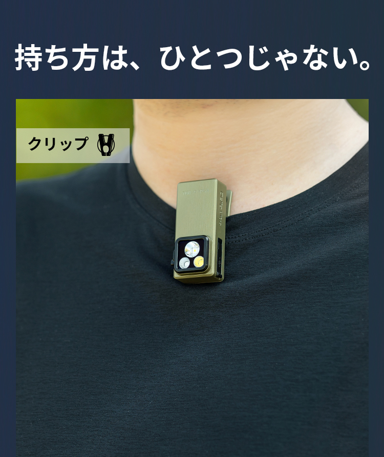 持ち方はひとつじゃない。