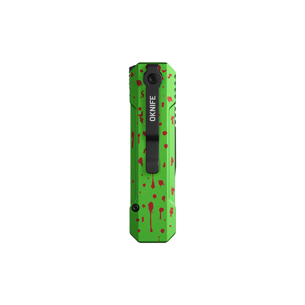 OLIGHT＆ OKNIFE ライト＆ナイフ ゾンビグリーン等 4点セット OKNIFE LK 折りたたみナイフ LEDライト付き D2鋼 2-in-1 ゾンビ