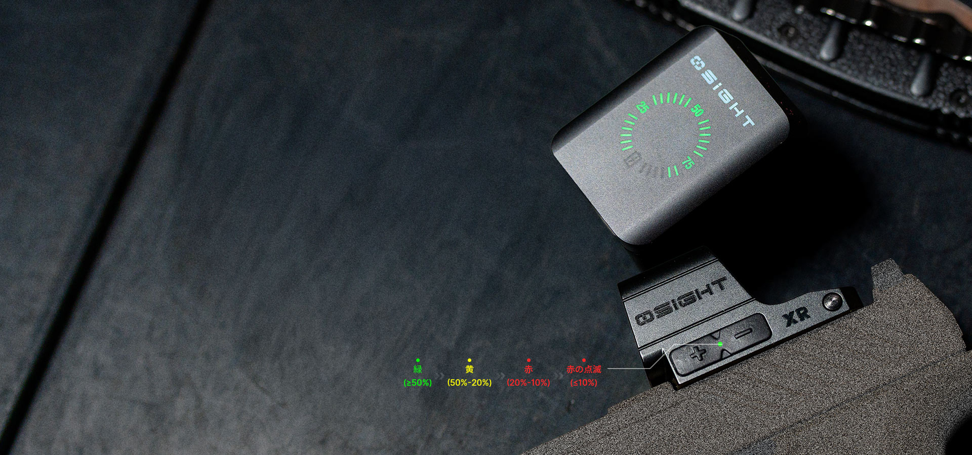 Osight XR 密閉型ドットサイト 磁気充電 RMRフットプリント 2/6+32 MOA
