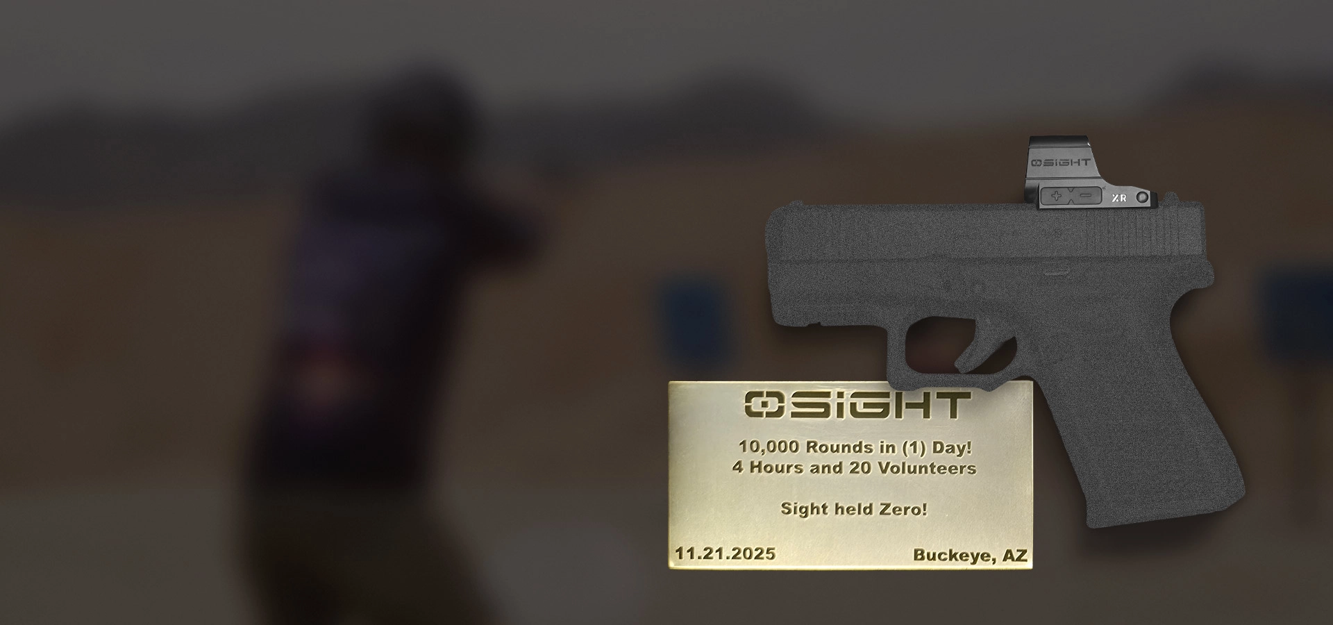Osight XR 密閉型ドットサイト RMR対応マルチレティクルシステム搭載