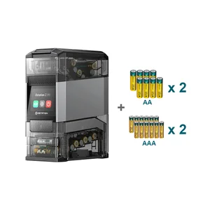 Ostation 2 Proバッテリーオーガナイザー、単三電池と単四電池のセット