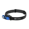 Olight Perun Mini懐中電灯、青色のミニヘッドランプ、ブラックストラップ、磁気充電、ハイキング、キャンプ、釣り、ランニング用。